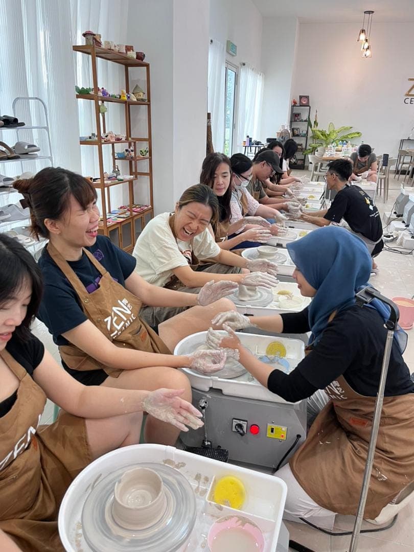 Teamwork Through Creativity: Top 16 Art and Craft Activities in Selangor - Zen Ceramic PJ SS2