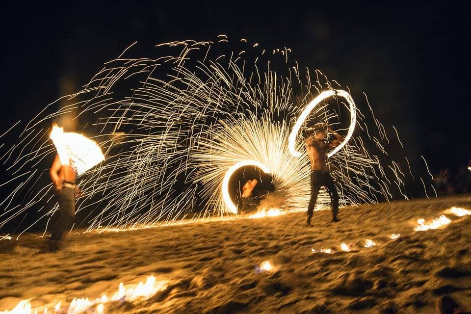 9 Islands for Corporate Retreats: Perhentian Islands Fire Show