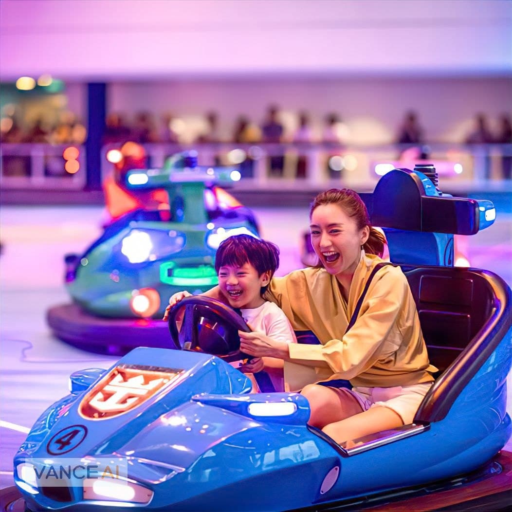 Spectrum of the Seas VS Genting Dream: Spectrum of the Seas Bumper Car