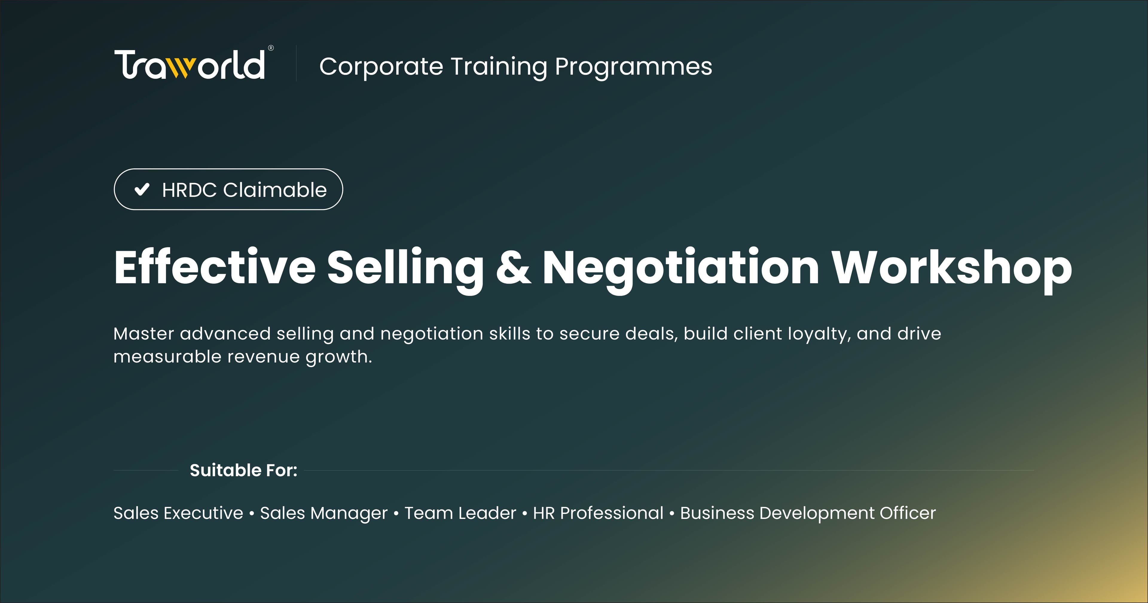 Effective Selling & Negotiation Workshop
