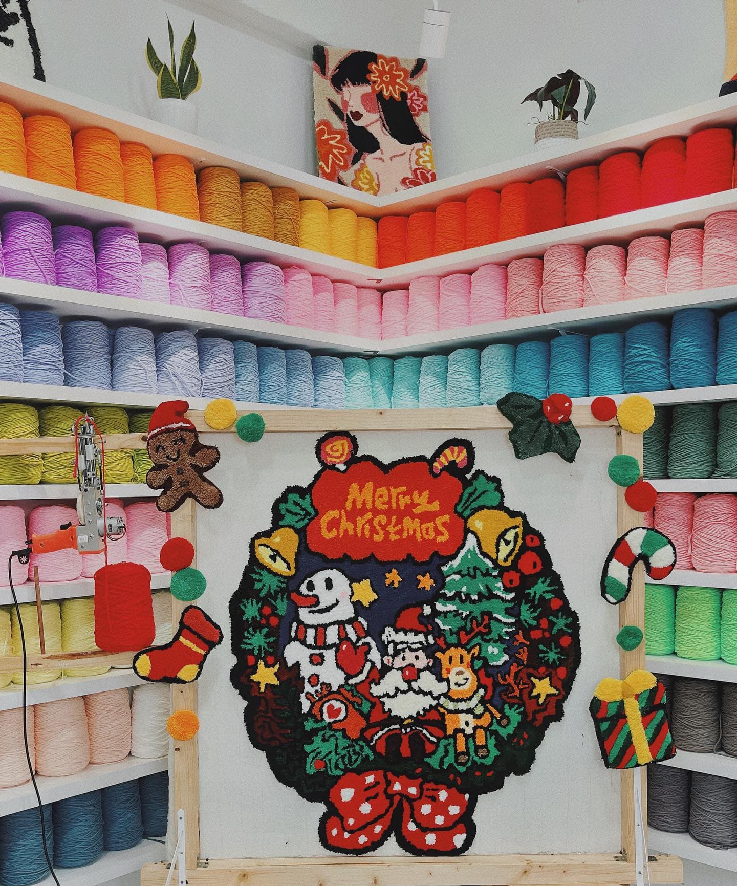 Get Creative Together: 15 Artistic Team Building Activities in Kuala Lumpur - D'rug Tufting Studio