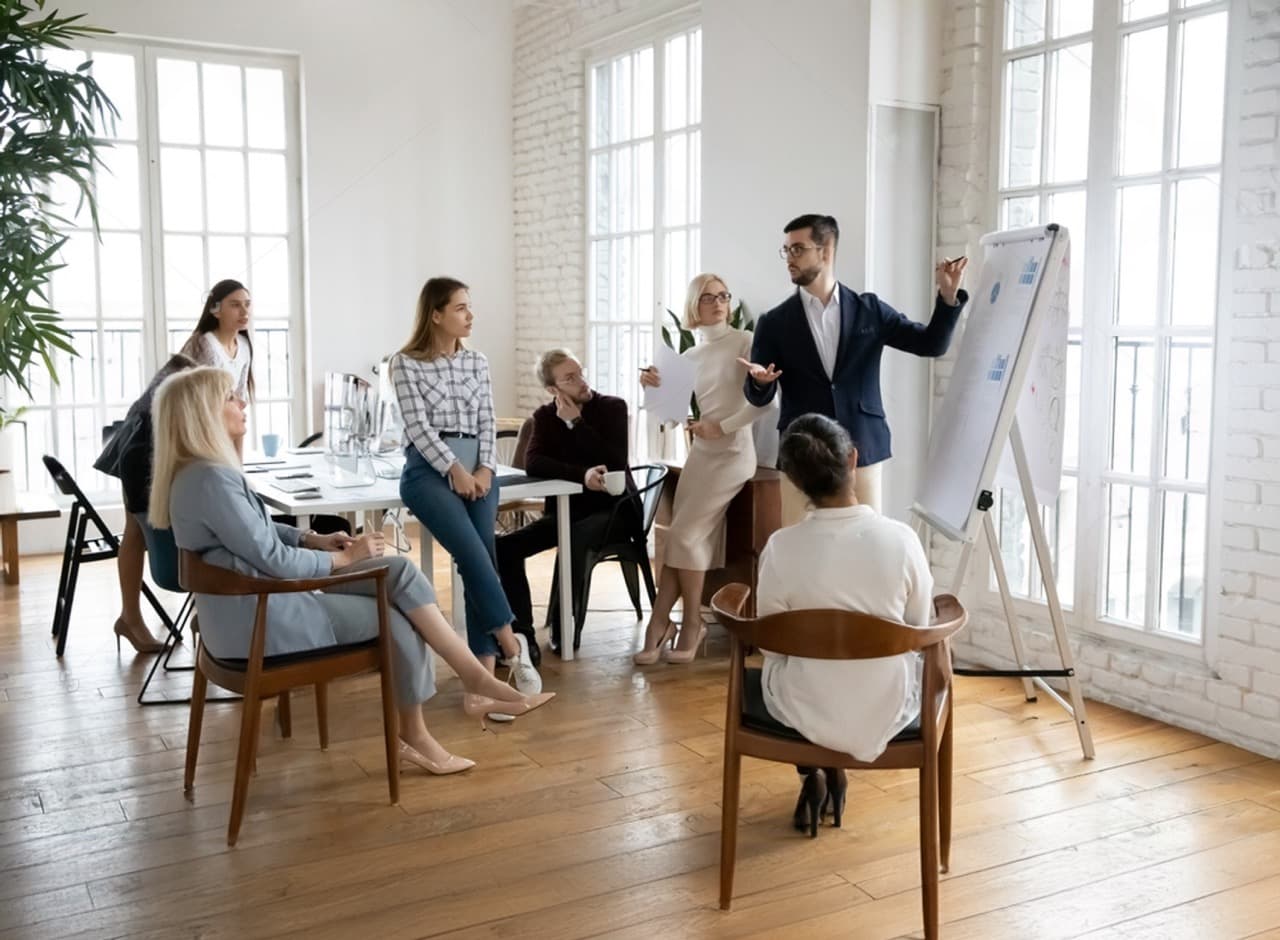 group of people discussion