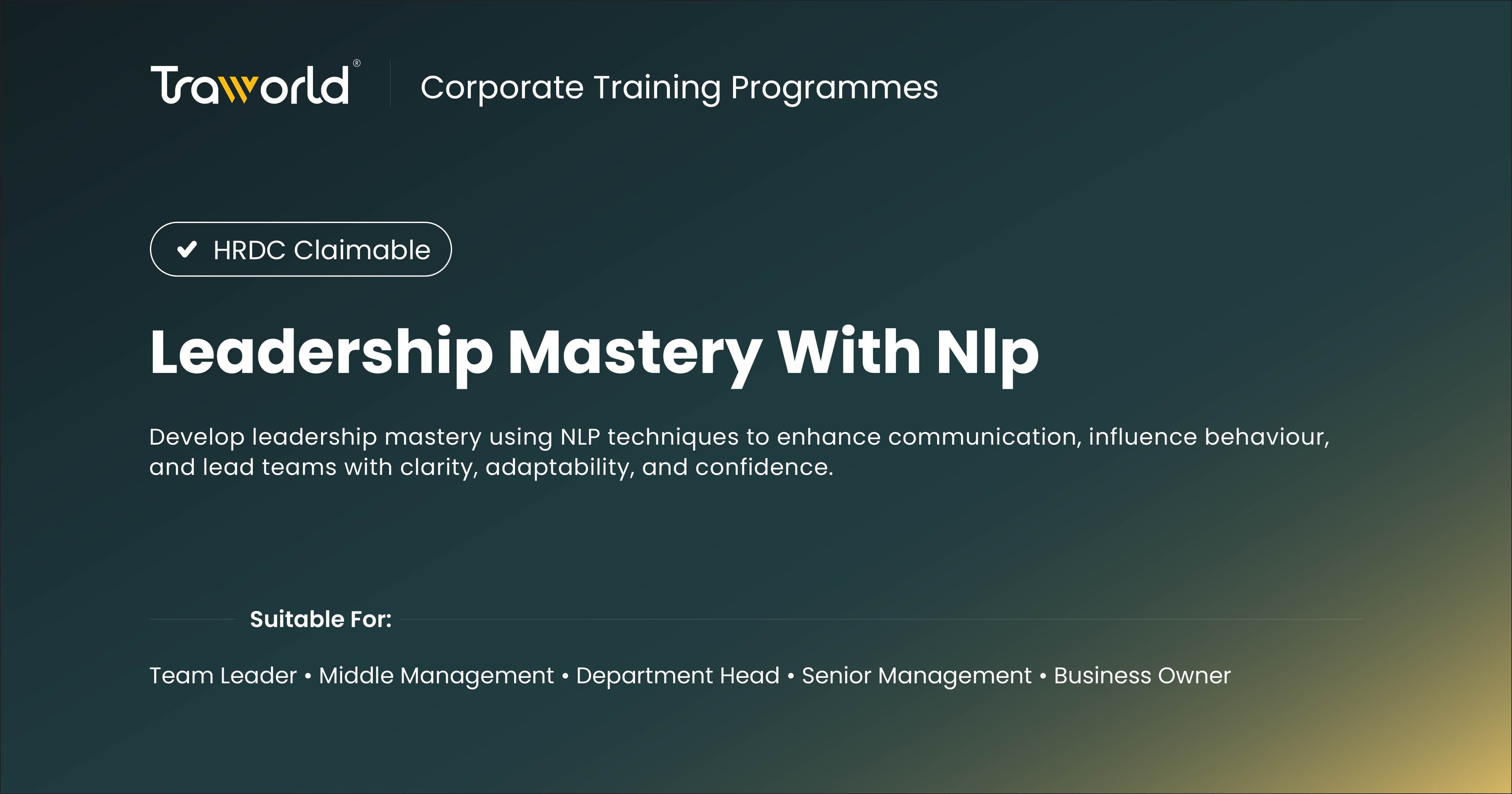 Leadership Mastery With NLP