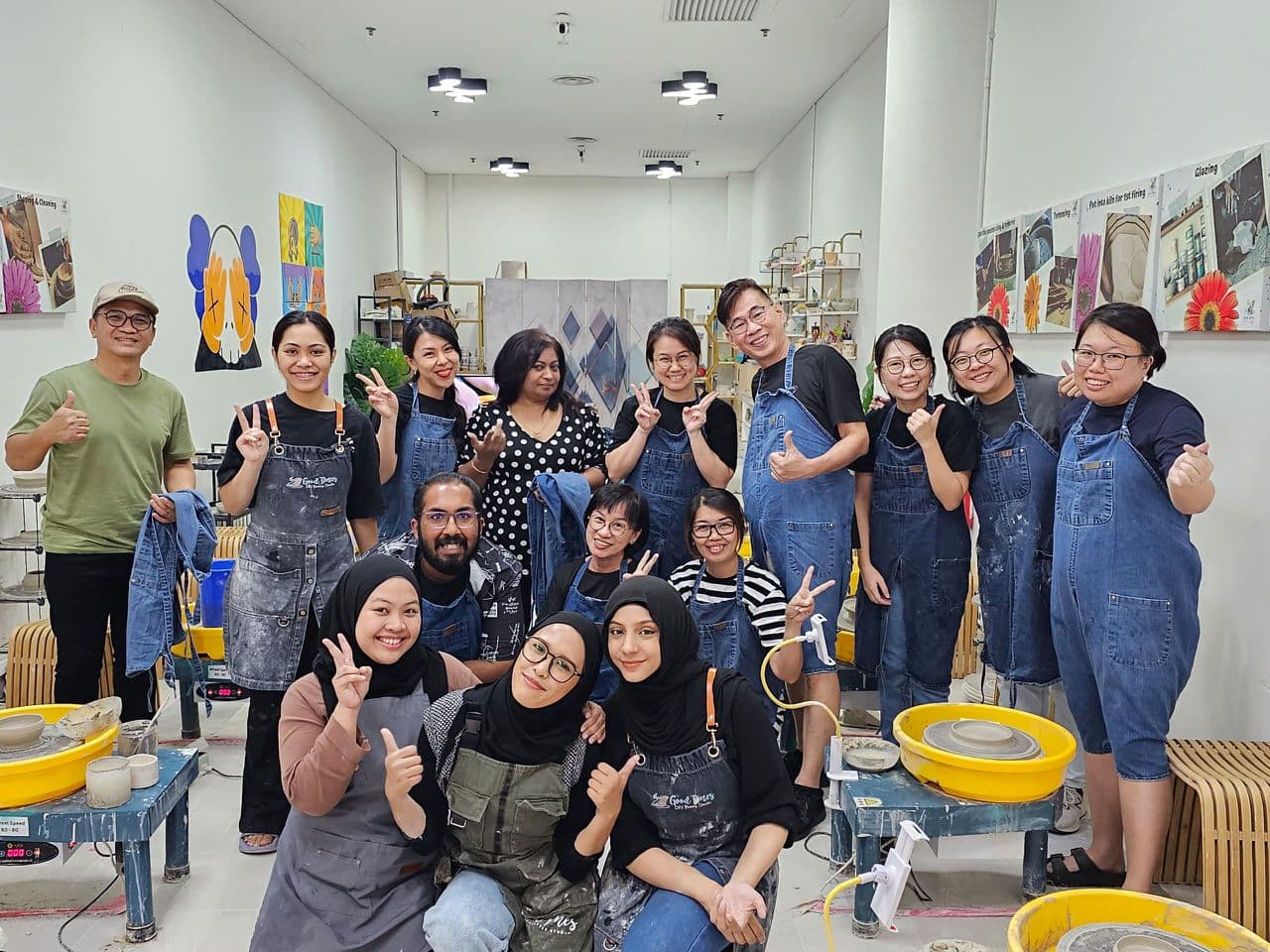 15 Indoor Team Building Activities in Klang Valley Guaranteed to Unleash Fun: Good Times DIY Pottery Studio