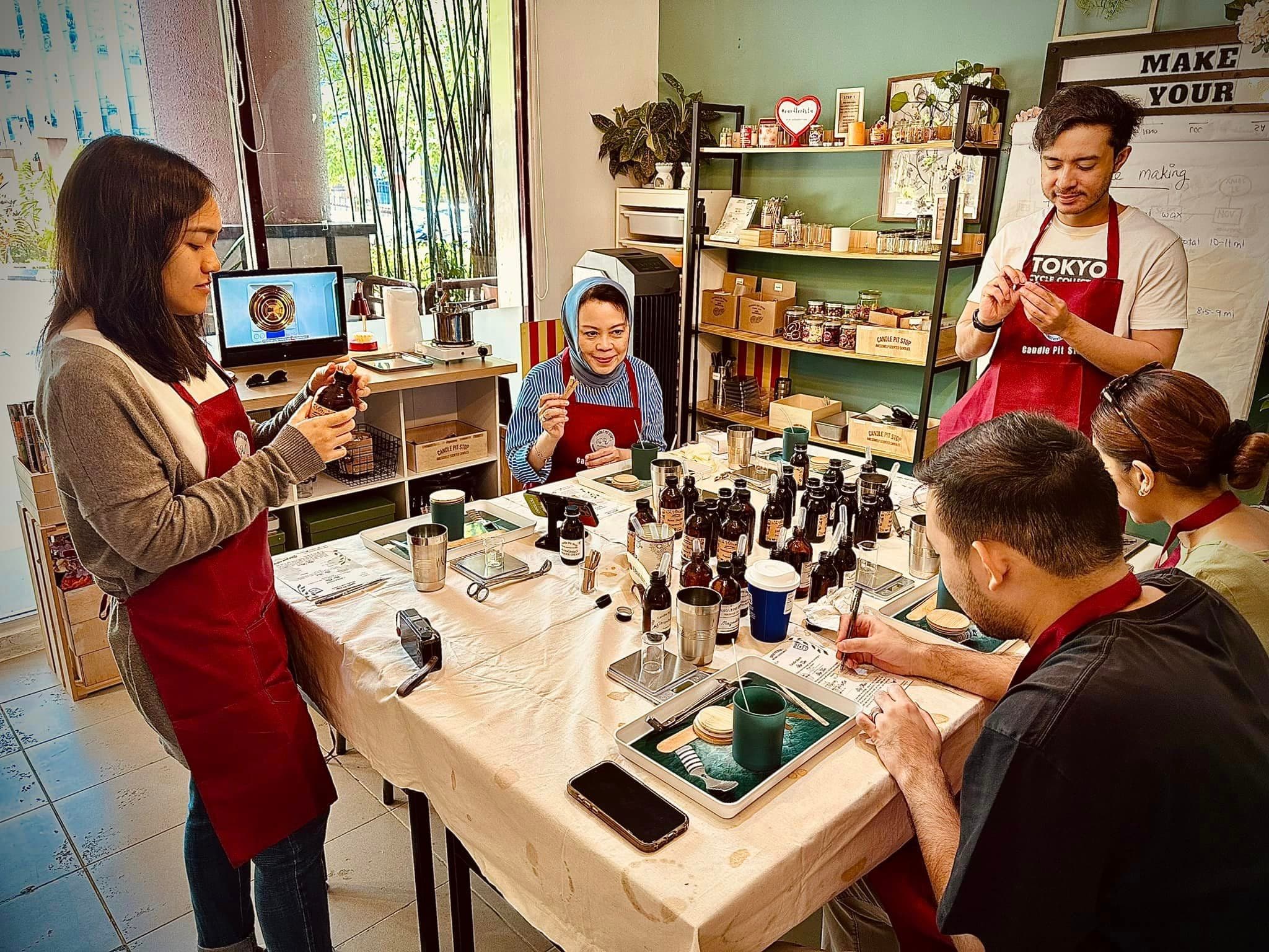 Get Creative Together: 15 Artistic Team Building Activities in Kuala Lumpur - Candle Pit Stop Studio & Retail