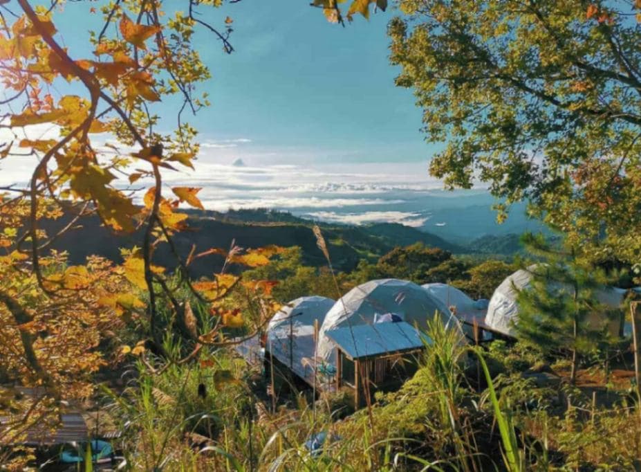 (Glamour +Camping) 7 Super Nice Spots for Luxury Glamping in Malaysia for a Weekend Vacation: Umea Glam Kundasang (UGK)
